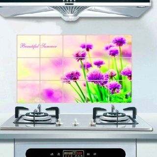 miếng dán nhà bếp chống dầu mỡ kích thước 45cm x75cm rất nhiều mẫu