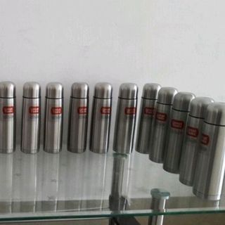 bình giữ nhiệt inox đầu đạn in logo
