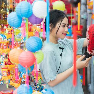 Pháp Phục Đồ Lam Đi Chùa Cao Cấp - Áo Phật Tử Vải Đủi Xanh Cổ Xéo Nút Tàu Đài Loan - AD2B32