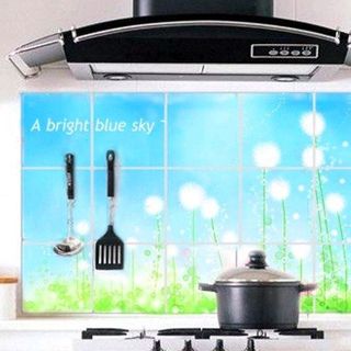 miếng dán nhà bếp chống dầu mỡ kích thước 45cm x75cm nhiều mẫu nhe