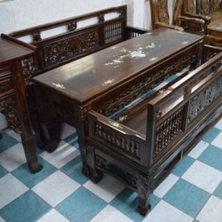 Trường Kỷ Song Tiện Huế Cẩn Ốc Đẹp