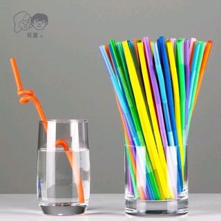 ống hút nghệ thuật 2 đầu xoắn