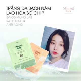 Mặt nạ Miung Lab sáng da trắng hồng
