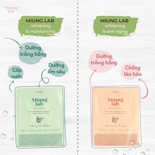 Mặt nạ Miung Lab sáng da trắng hồng