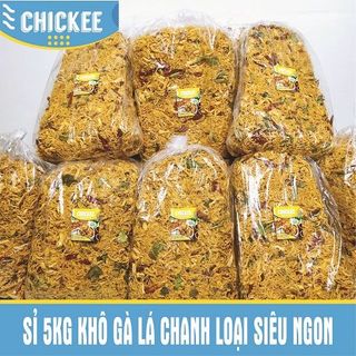 5KG SỈ KHÔ GÀ LÁ CHANH giá sỉ