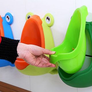 Bệ tiểu mini gắn tường cho bé trai hình chú ếch