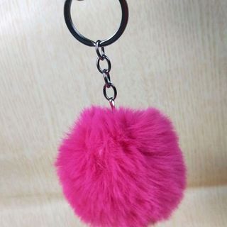 móc khóa cục bông
