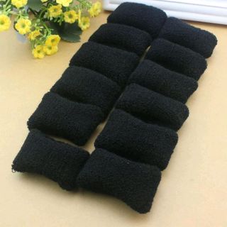 cột tóc len nhiều màu