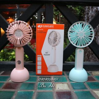 Quạt mini cầm tay tích hợp pin sạc dưới dạng tích điện KM6101 - Dung lượng pin 1500mAh