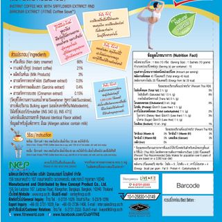 Cà Phê FITNE Save Thảo Mộc Thái Lan (11g x 10 gói)