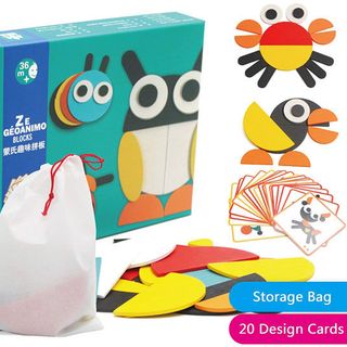 Đồ chơi ghép mô hình con vật bằng gỗ cho bé