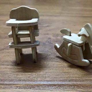 Đồ chơi lắp ghép mô hình nhà gỗ