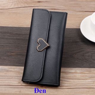Ví dáng dài kiểu hàn quốc nắp trái tim