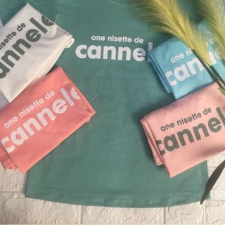 Áo thun 4 chiều chữ cannele siêu dễ thương