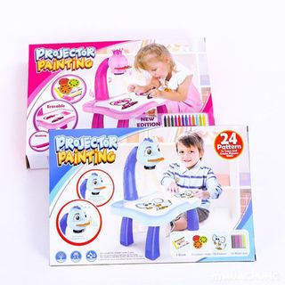Đèn bàn máy chiếu cho bé tập vẽ