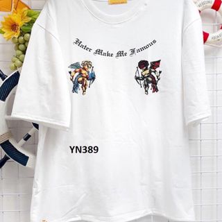 Áo phông form rộng áo đôi unisex