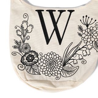 TÚI VẢI KAKI THÊU CHỮ W ĐỘC ĐÁO