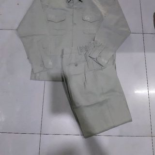 quần áo lao động vải kaki 65/35