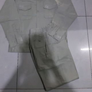 quần áo lao động vải kaki 65/35