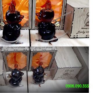 Bình đựng R con chuột Mickey hộp gỗ của Nga giá sỉ