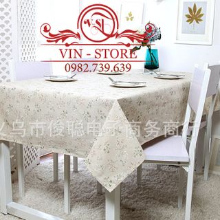 Khăn trải bàn canvas không ren KT 140x180cm nhiều họa tiết nhiều mẫu KB trangtrinhacua
