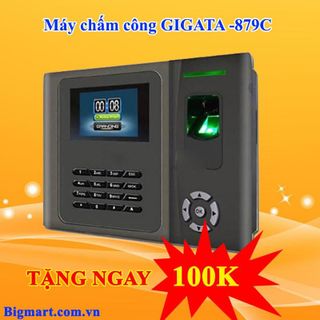 Máy chấm công vân tay và thẻ cảm ứng Gigata 879C