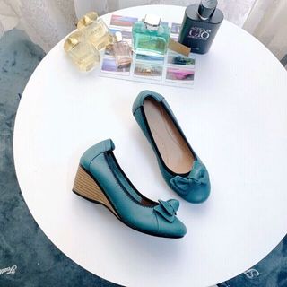 Giày Búp bê da đế xuồng siêu bền