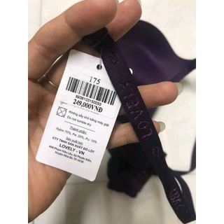 Áo ngực Lovely mút vừa lưng ren 175