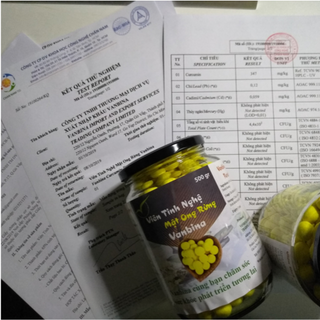 Viên tinh nghệ mật ong rừng Vanbina - 500gr