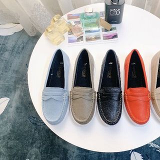 Giày Mọi da thật đế thể thao êm mềm