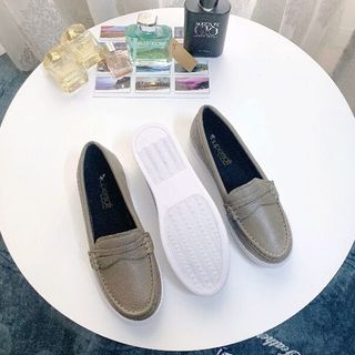 Giày Mọi da thật đế thể thao êm mềm