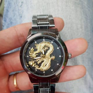Đồng hồ nam mặt rồng vàng
