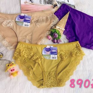 Quần lót cottion viền ren 890
