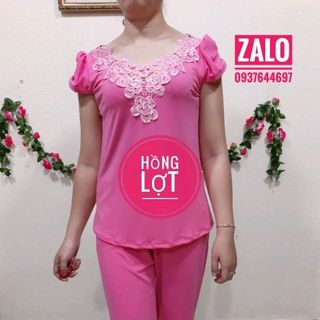 Đồ bộ dài thun ladong cà phê sữa