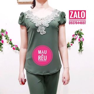 Đồ bộ dài thun ladong cà phê sữa