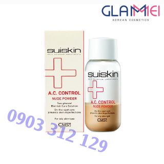 Dung Dịch Đặc Trị Mụn Suiskin AC Control Nude Powder 40ml