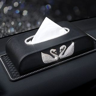 HỘP ĐỰNG GIẤY XE Ô TÔ THIÊN NGA ĐÍNH ĐÁ SANG TRỌNG