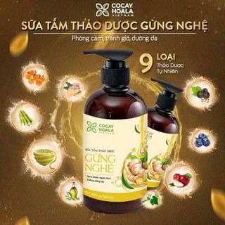 Sữa tắm thảo dược Gừng Nghệ giá sỉ