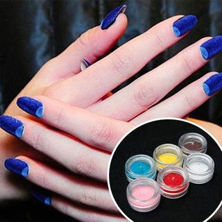 Bột nhung đắp móng tay làm nail