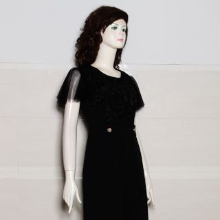 ĐỒ BAY TAY NGẮN REN THÂN KẾT HOA MS 2338