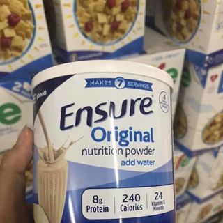 Sữa bột Ensure Mỹ Original Nutrition Powder hộp 400g date 3/2021
