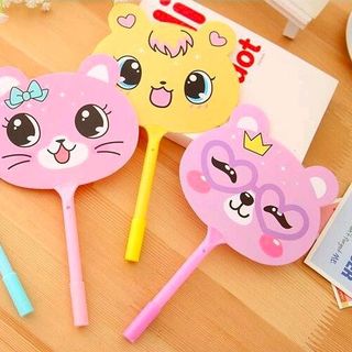 bút quạt tiện lợi mực màu xanh dương
