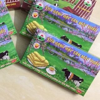 Bánh sữa Mộc Châu hộp xanh 200g