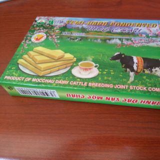 Bánh sữa Mộc Châu hộp xanh 200g