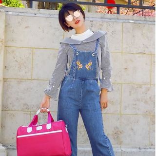 Túi xách túi trống du lịch phối màu hàn quốc hành lý DUFFEL-2AR Shalla