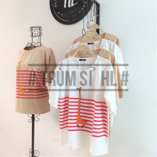 Áo Thun Tay Lỡ Hươu Cao Cổ