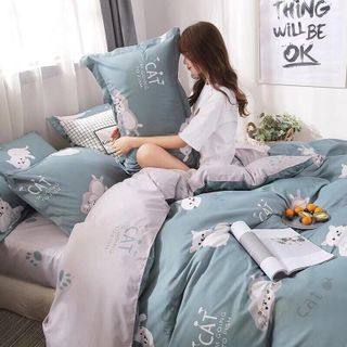 Cotton poly- sỉ chăn ga gối