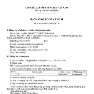 Dầu tỏi mẹ Putin 30ml sll