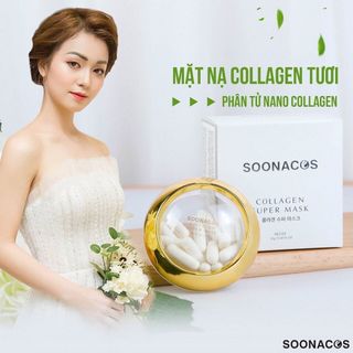 Mặt nạ colagen tươi soonacos