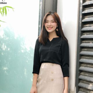 ÁO TAY LỠ MIX CHỈ NỔI